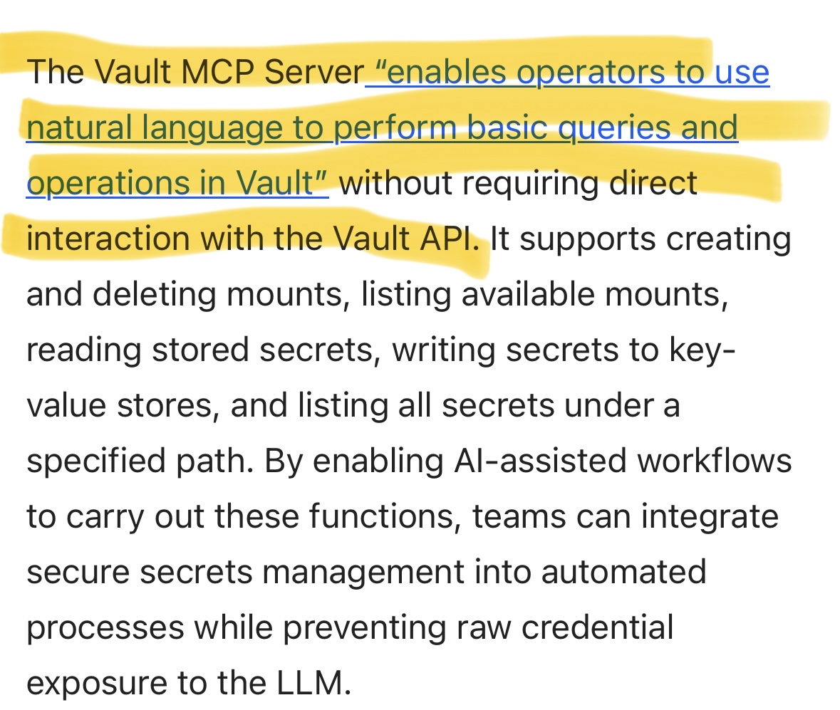 hashicorp MCP server announcement